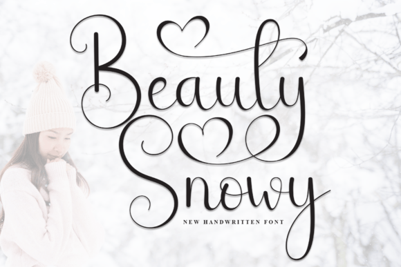 Beauty Snowy: A Handwritten Script Font for Polished Branding