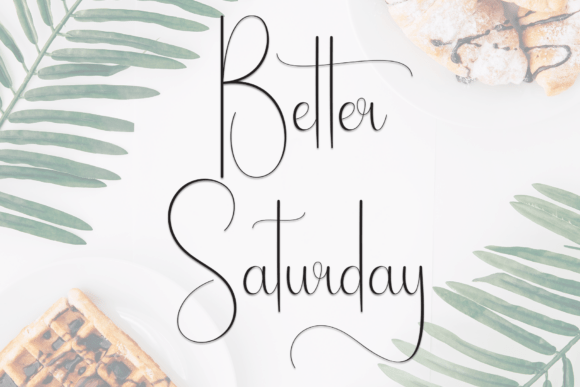 Better Saturday: A Script Font for Modern Web Design