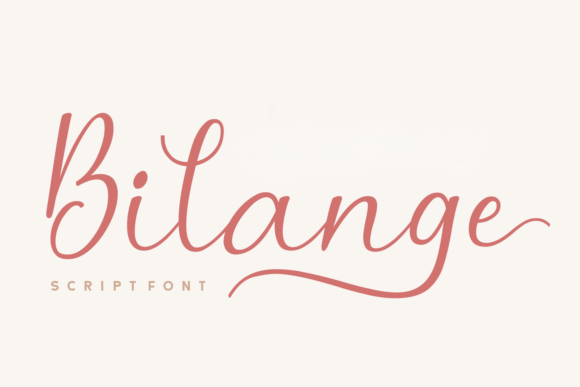 Bilange: A Soft Script Typeface for Editorial Design