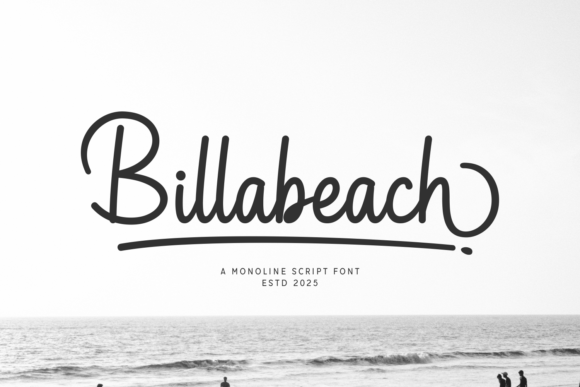 Billabeach Font: A Breezy Script for Modern Web Design
