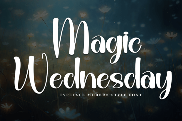 Bring Magic Wednesday Script Font to Your Handmade Shop