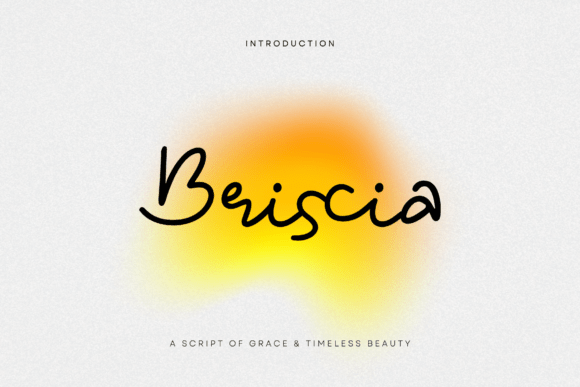 Briscia Font: Elevate Your Handmade Brand with Elegant Script