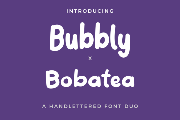 Bubbly X Bobatea Duo: A Versatile Script Typeface for Web Design