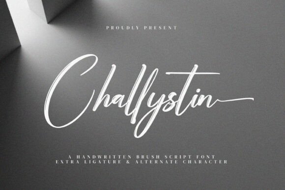 Challystin: A Playful Script Font for Modern Web Design
