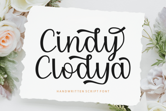 Cindy Clodya: A Sweet Script Font for Branding