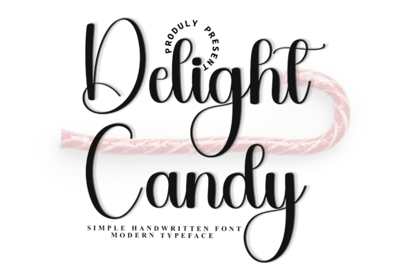 Delight Candy Font: Sweet Script for Handmade Brands