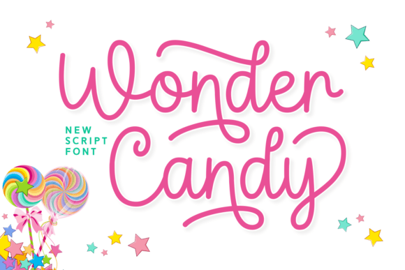 Designing with Wonder Candy: A Playful Script Font for Web