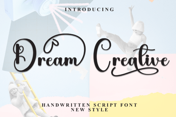 Dream Creative: A Handwritten Font for Editorial Design
