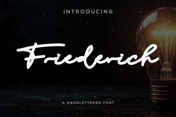 Friederich Font: Elevate Your Brand with Handwritten Style