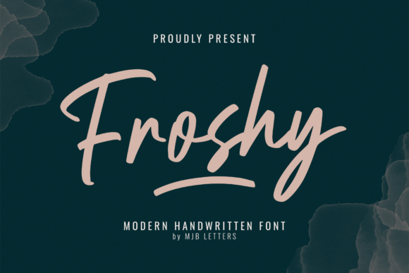 Froshy: A Handwritten Script Font for Modern Web Design