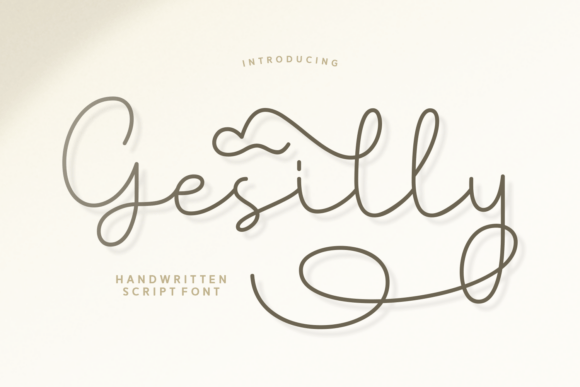 Gesilly: The Playful Script Font for Handmade Brands