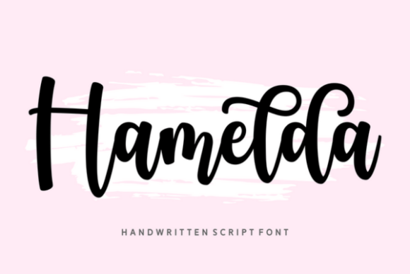 Hamelda Font: The Bouncy Script for Handmade Brands