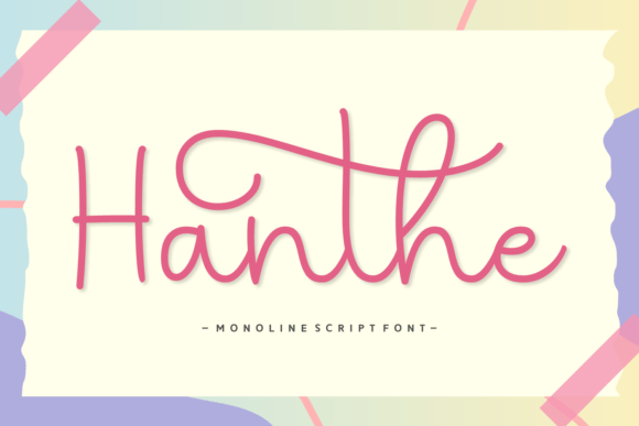 Hanthe Font Review: A Playful Script for Web Design