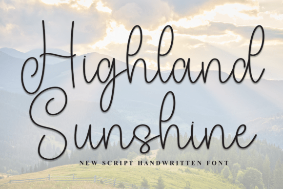 Highland Sunshine Font Review for Campaign Designers