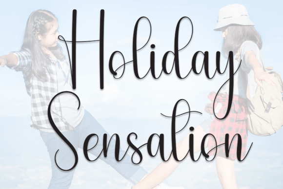 Holiday Sensation: A Script Font That Elevates Brand Identity