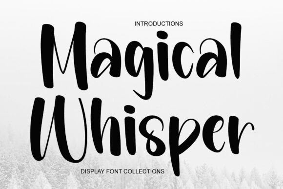 Magical Whisper: A Graceful Script Font for Editorial Design
