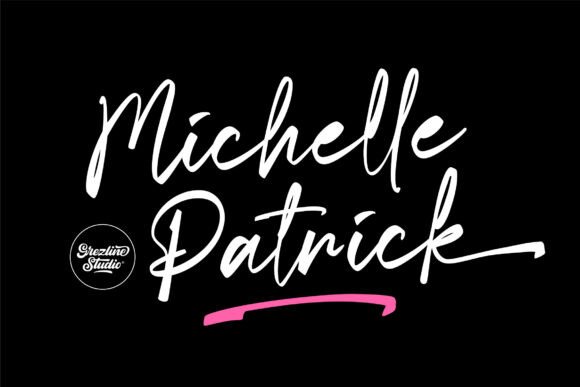 Michelle Patrick: A Script Font for Editorial Elegance