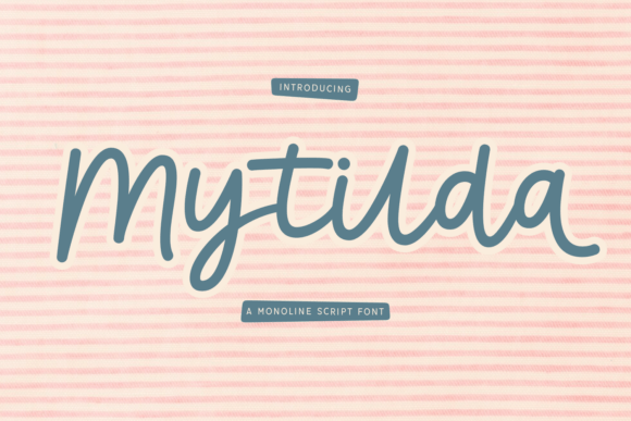 Mytilda: A Handwritten Font for Modern Web Design
