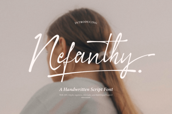 Nefanthy: A Script Typeface for Editorial Calm