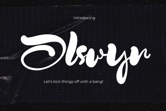 Olswyn: A Refined Script Typeface for Modern Web Design