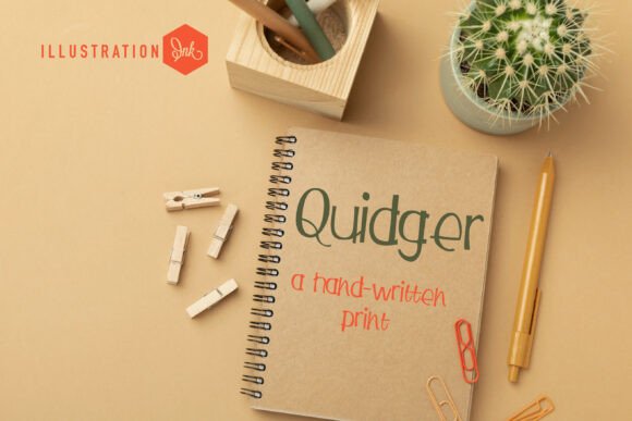 Quidger: A Whimsical Script Font for Modern Web Design