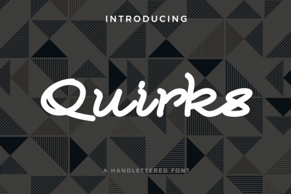 Quirks Font Review: A Handwritten Script for Bold Branding