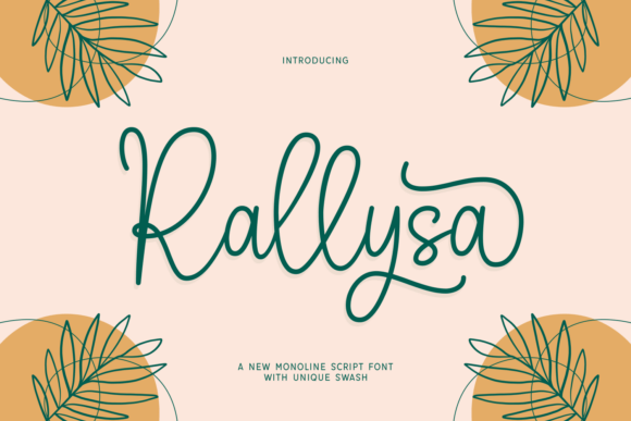 Rallysa Font Review: A Playful Script for Web Headers