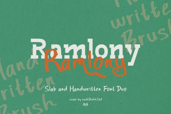 Ramlony Duo: The Perfect Font for Handmade Brands