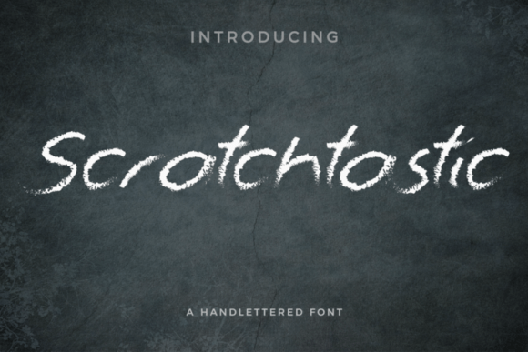 Scratchtastic Font: A Hand-Lettered Typeface for Branding
