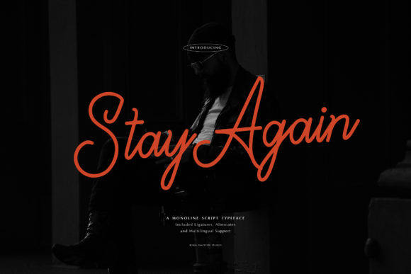 Stay Again: A Script Font for Clear Campaigns