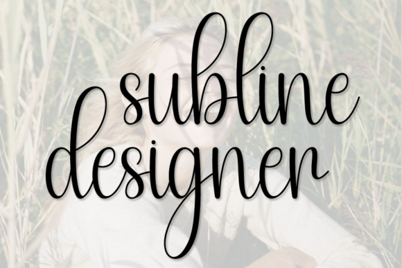Subline Designer: A Handwritten Font for Authentic Brands