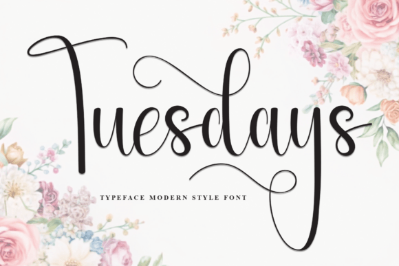 Tuesdays: A Handwritten Script Font for Editorial Elegance