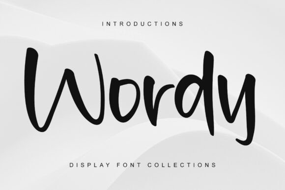 Wordy: A Dainty Script Typeface for Modern Web Design