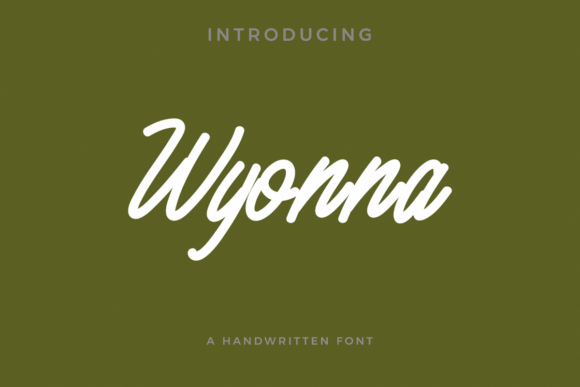 Wyonna: A Distinctive Script Font for Authentic Branding