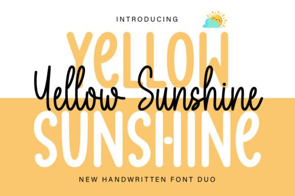 Yellow Sunshine Duo: A Versatile Typeface for Editorial Design